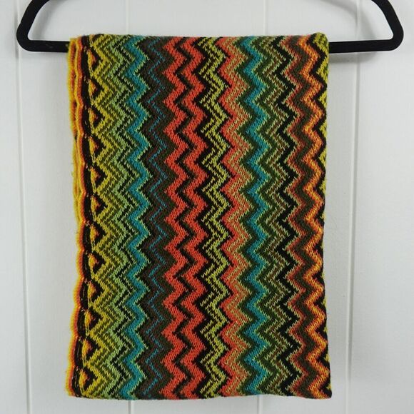 Steve Madden Womens Chevron Infinity Scarf Aztec Zig Zag - Picture 1 of 9